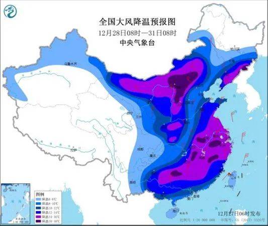 东北罕见紫色降雪天气现象