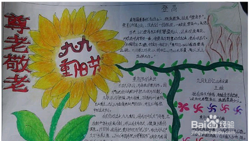 重阳节手抄报，高难度挑战与创意展现的盛宴