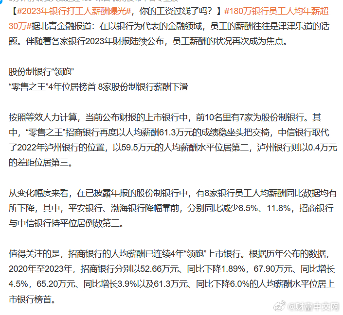 多家银行补发高管2023年工资，原因及影响深度解析