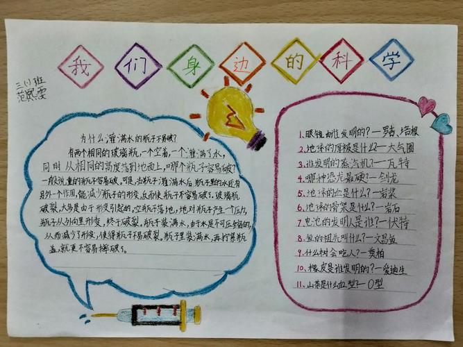 手抄报在中小学阶段的实践与意义，聚焦3-6年级学生教育体验