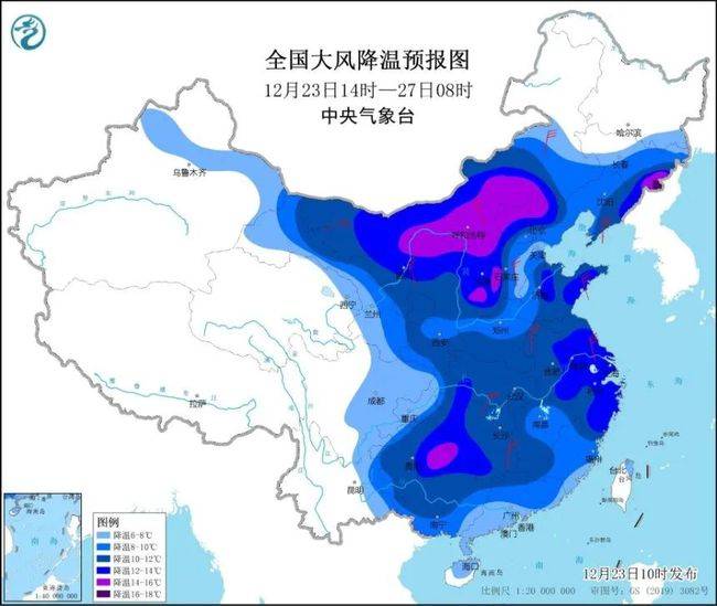 寒潮大风席卷引发多地降温，应对严寒挑战的措施紧迫实施